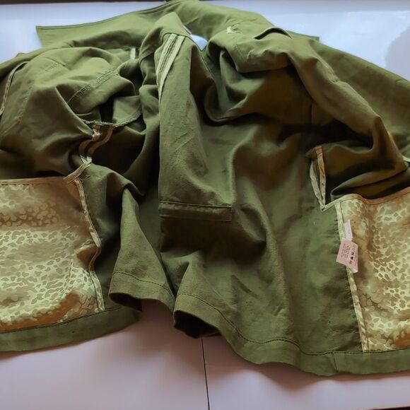 Ellie Mae Olive Utility Field Jacket M - Picture 11 of 16